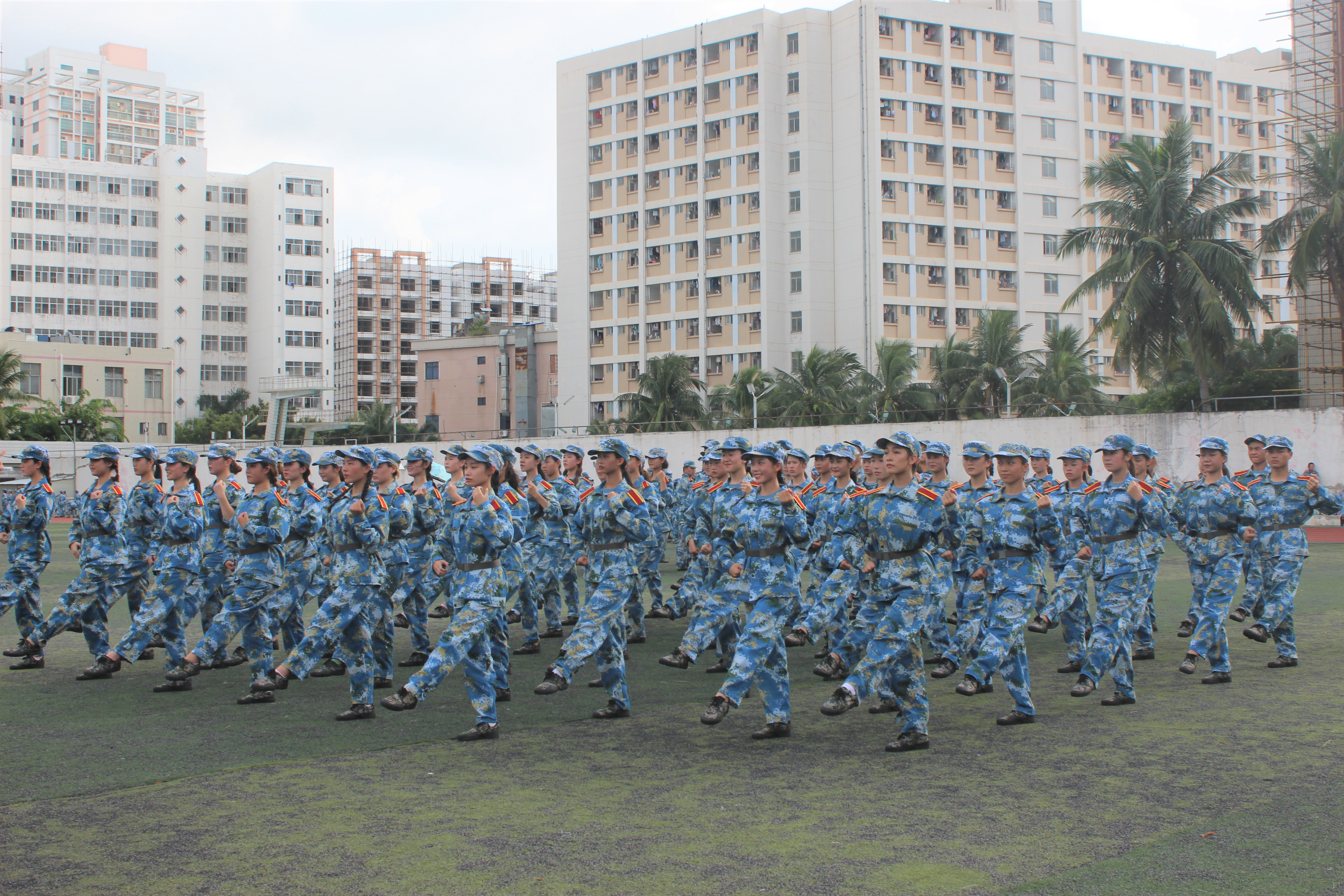 音乐学院在2017级新生军训成果汇报中荣获佳绩